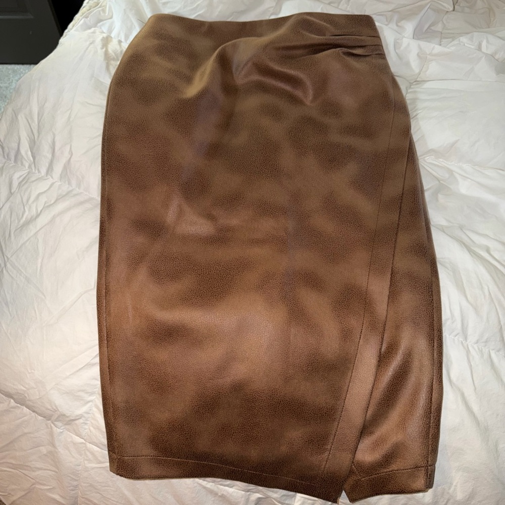Tahari Brown Pencil Skirt
